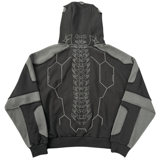 (PREORDER) ZERO HOODIE V3 - CHARCOAL - (REFLECTIVE)
