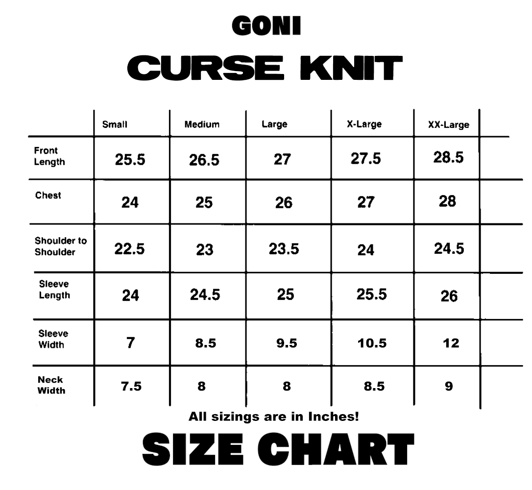 SALE!! - CURSE KNIT