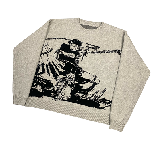 (PREORDER) - OVERWHELMING INTENSITY KNIT - GREY