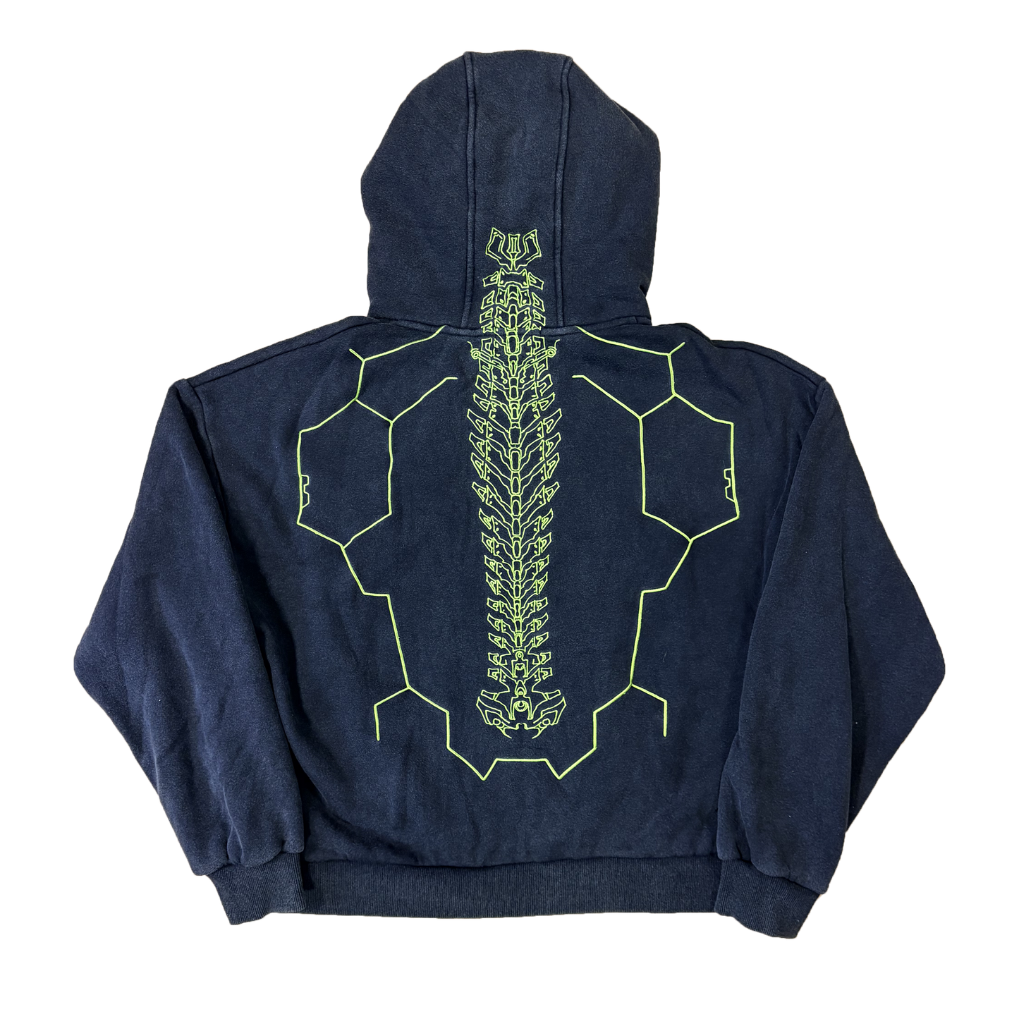 ZERO HOODIE VERSION 1 - BLACK WITH YELLOW DETAILING