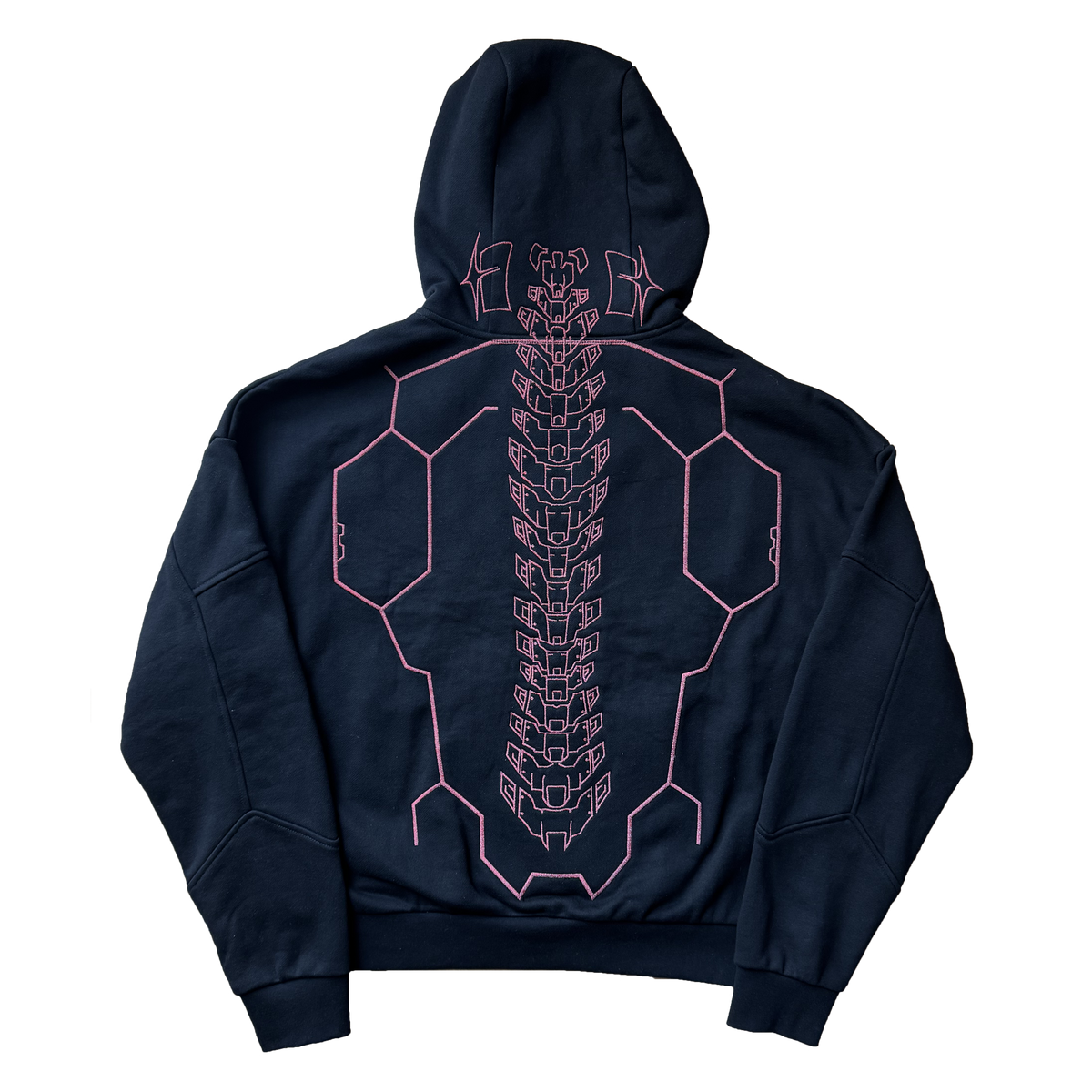 (PREORDER) ZERO HOODIE V2 - BLACK - (REFLECTIVE) - WAVE 2