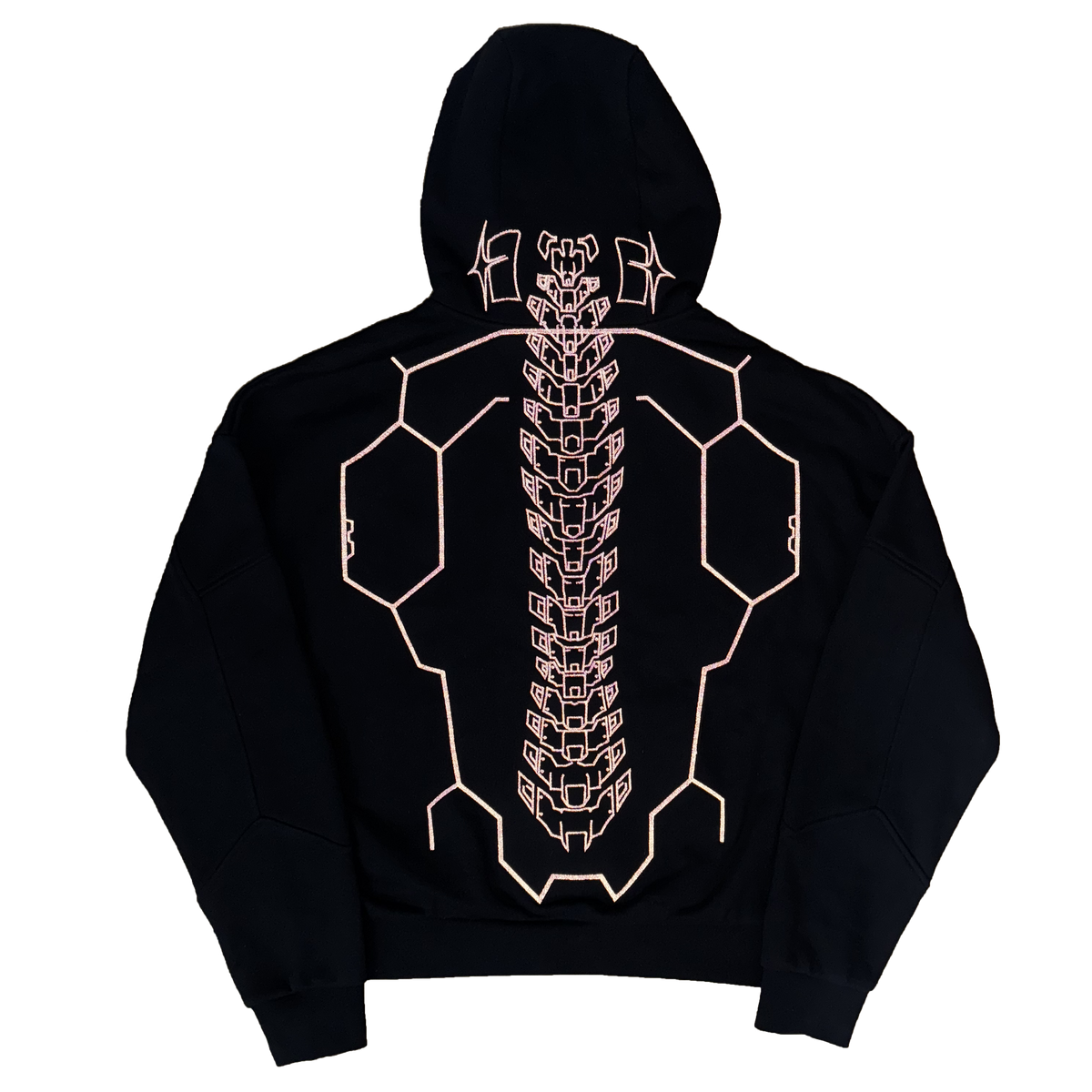 (PREORDER) ZERO HOODIE V2 - BLACK - (REFLECTIVE) - WAVE 2