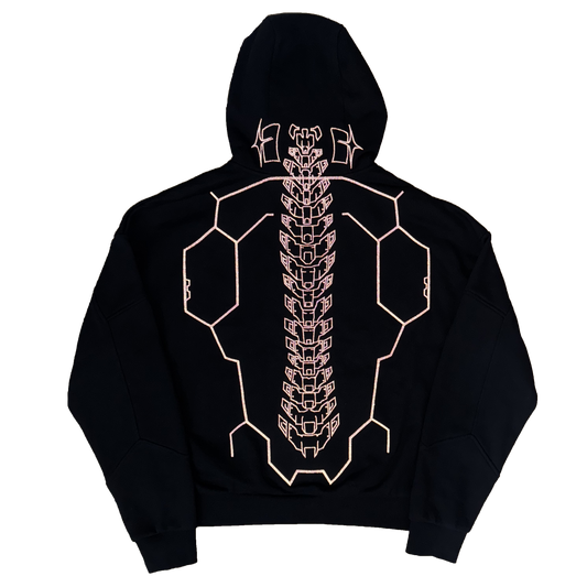 (PREORDER) ZERO HOODIE V2 - BLACK - (REFLECTIVE)