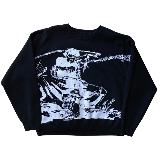 (PREORDER) - OVERWHELMING INTENSITY KNIT - BLACK