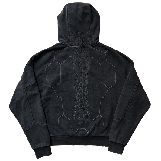 (PREORDER) ZERO HOODIE V2 - GREY - (REFLECTIVE) - WAVE 2