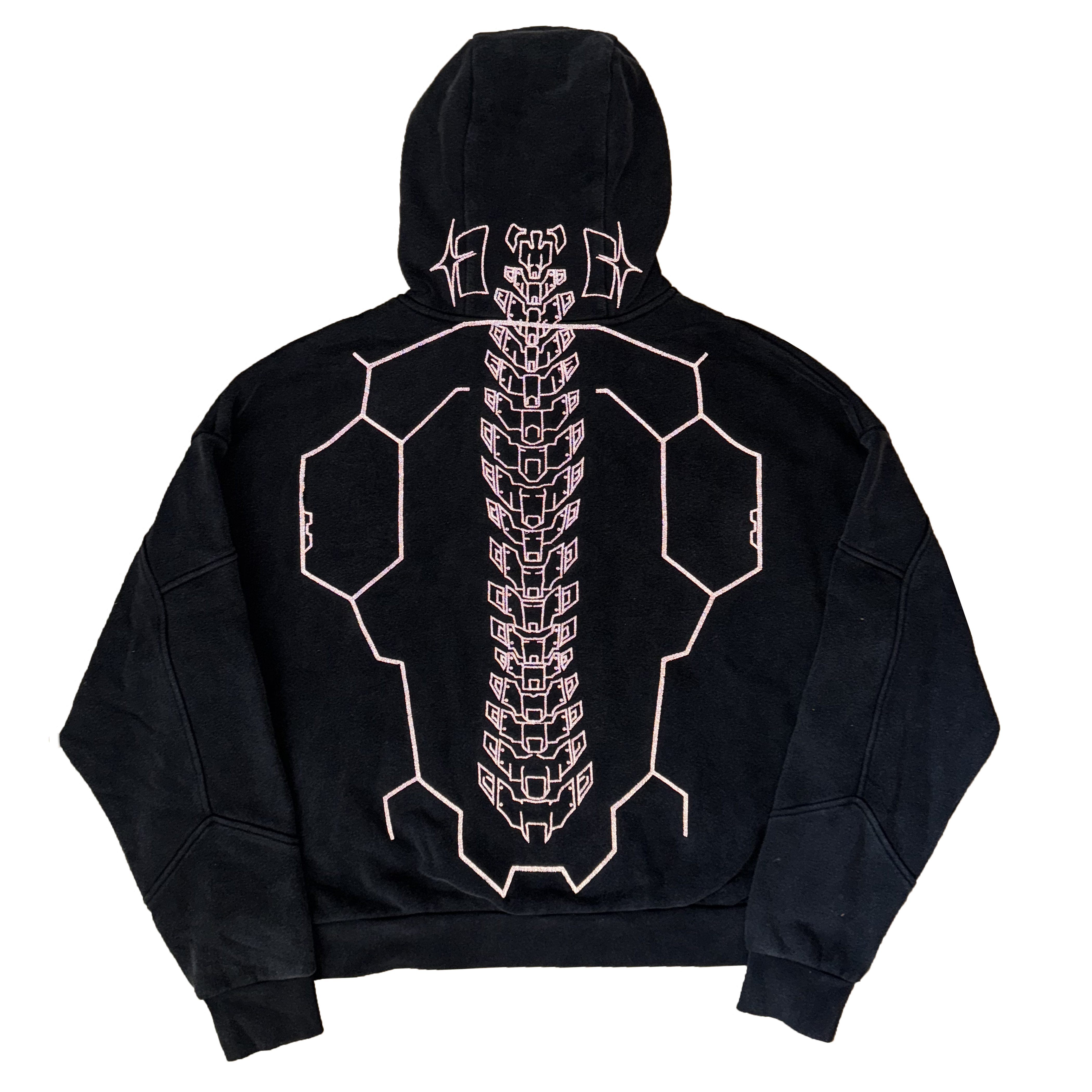 (PREORDER) ZERO HOODIE V2 - GREY - (REFLECTIVE) - WAVE 2