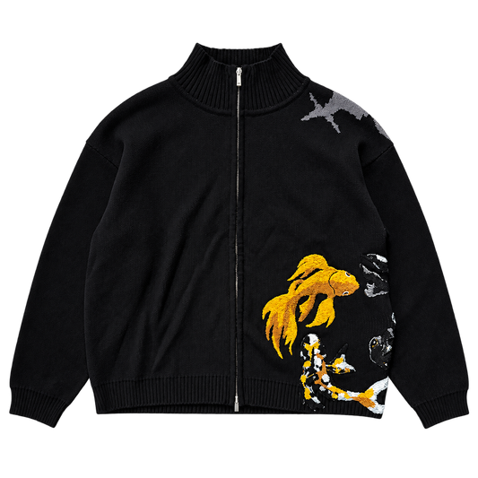 (PREORDER)  ENTEN RIBBED ZIP UP JACKET