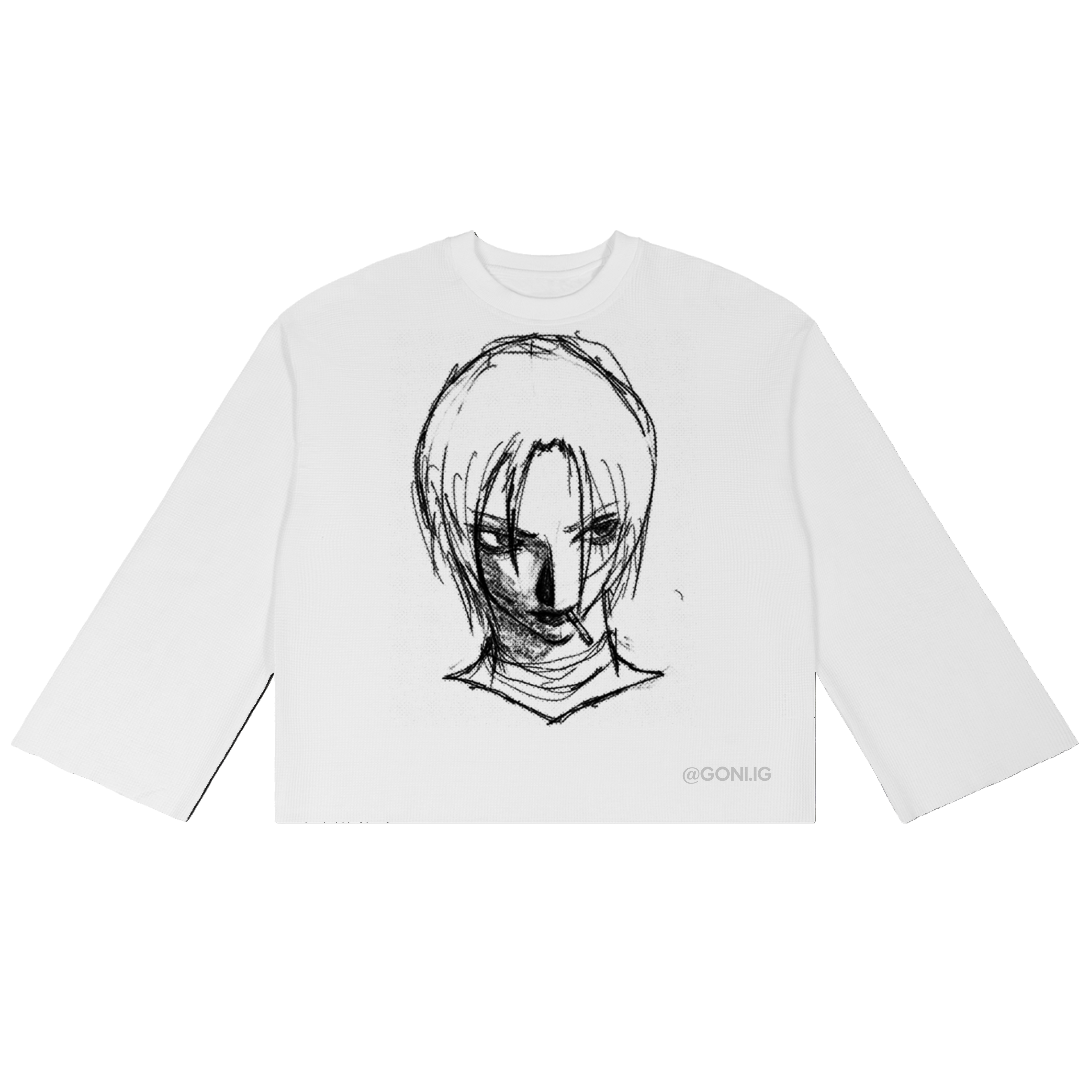 PUNKGIRL WHITE LONGSLEEVE
