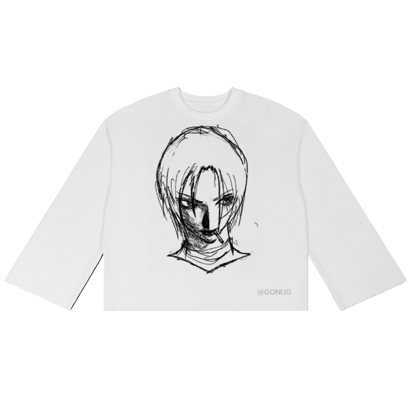 PUNKGIRL WHITE LONGSLEEVE