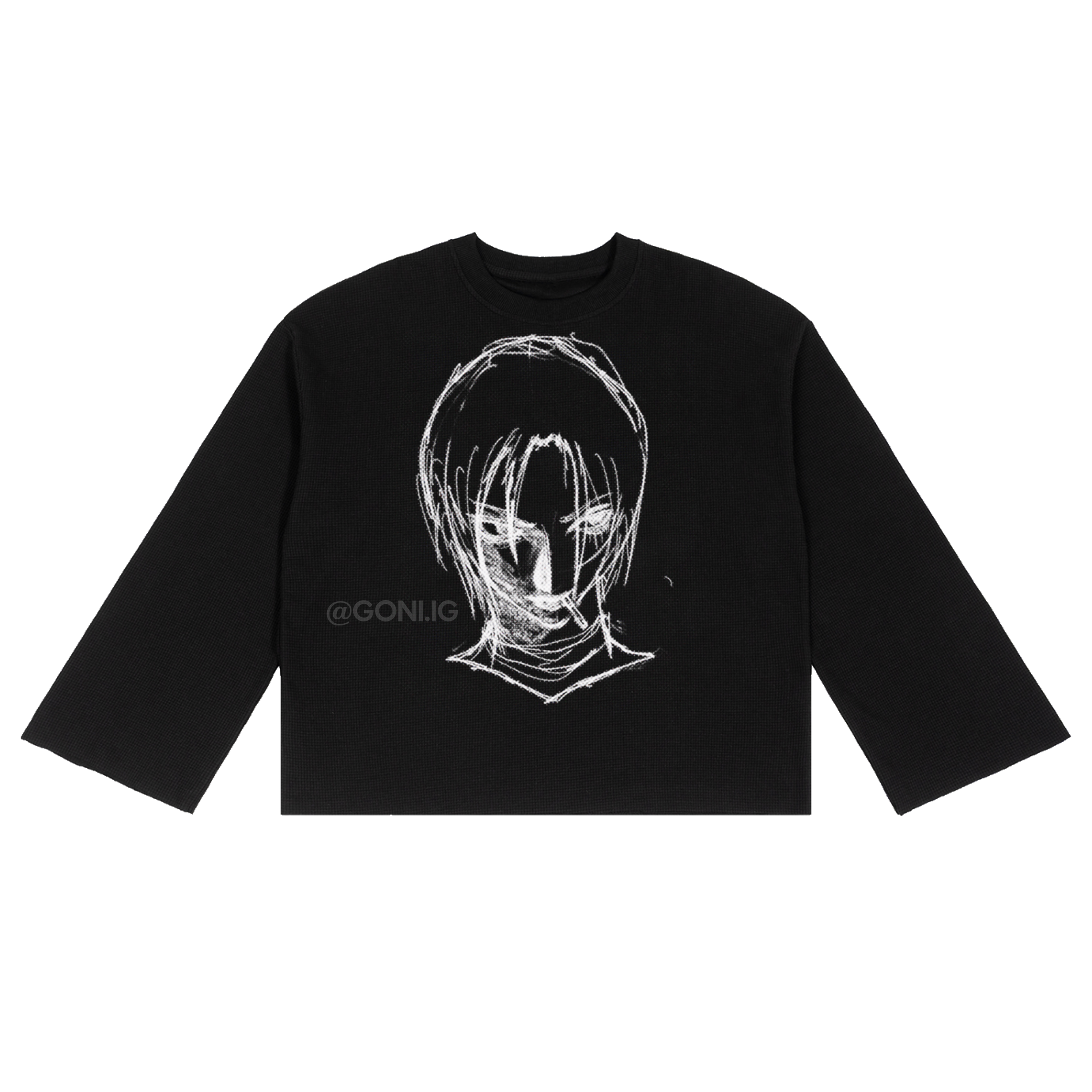 PUNKGIRL BLACK LONGSLEEVE