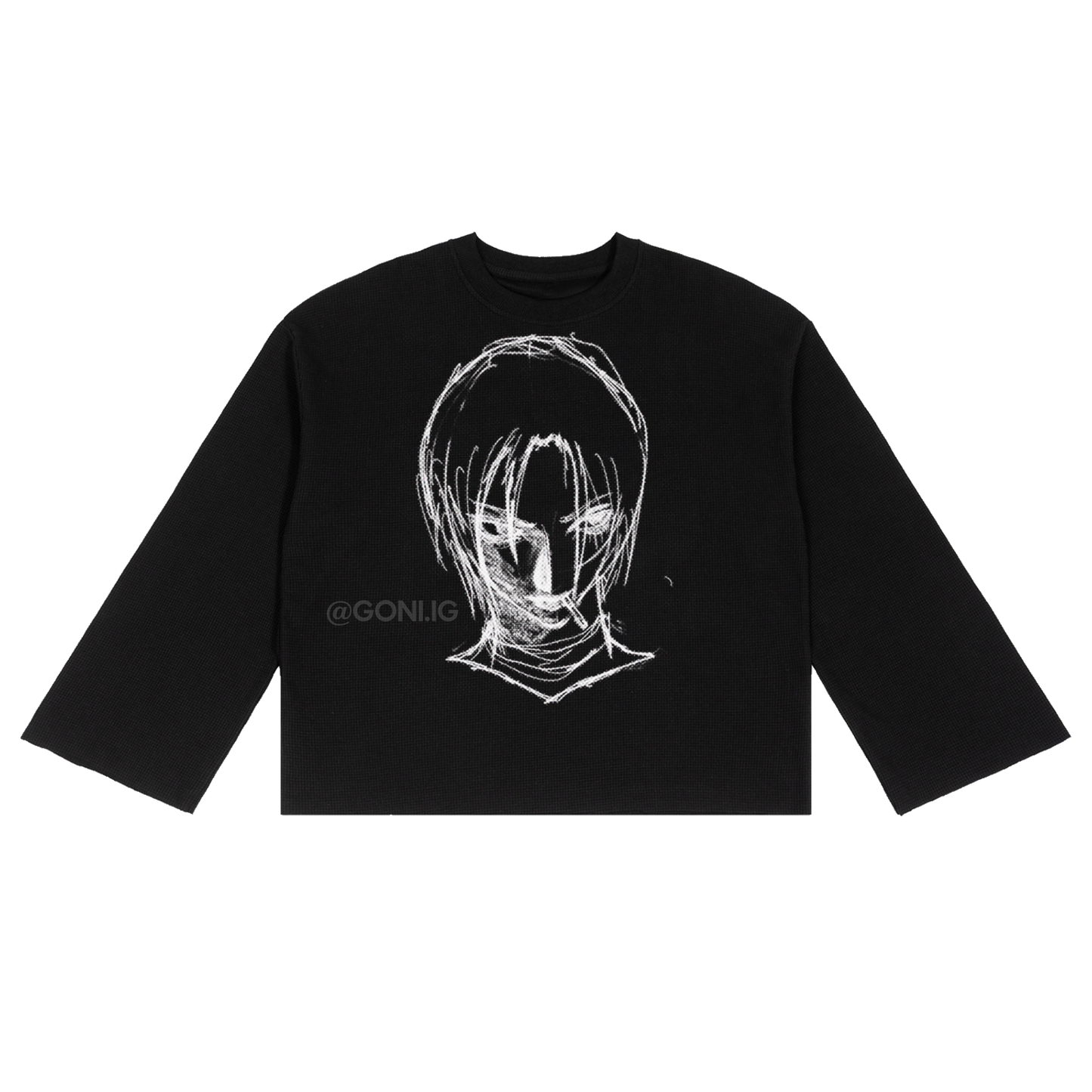 PUNKGIRL BLACK LONGSLEEVE