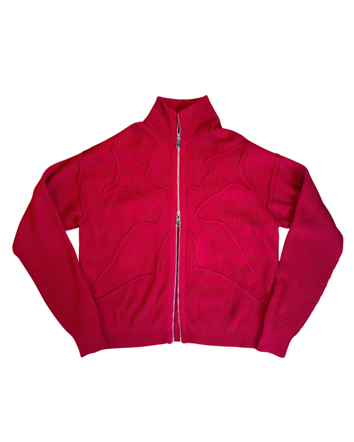GON-E RED KNIT X SWEATER