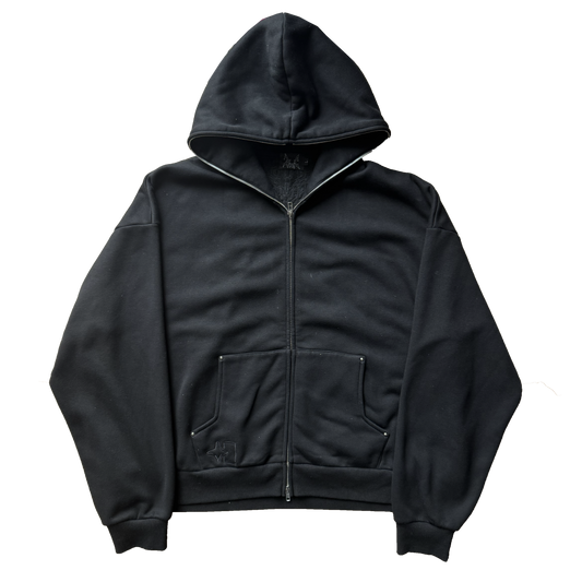 ZERO HOODIE VERSION 1 - BLACK WITH YELLOW DETAILING