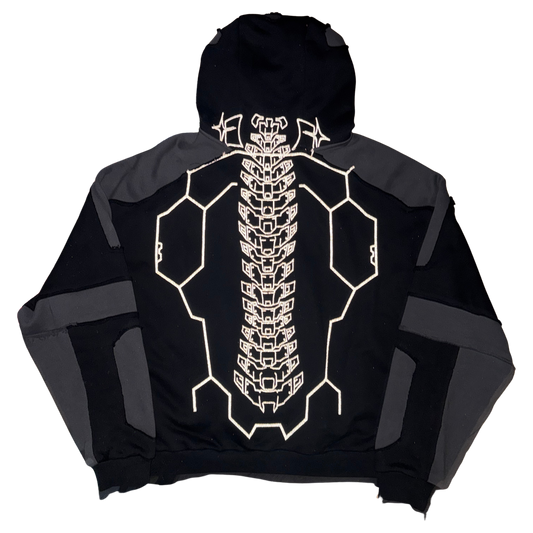 (PREORDER) ZERO HOODIE V3 - CHARCOAL - (REFLECTIVE)