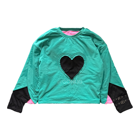 (PREORDER) - GREEN MAGE HOODED SWEATER