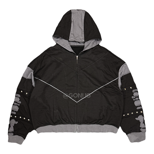 (PREORDER) - GREY WARRIOR HOODIE